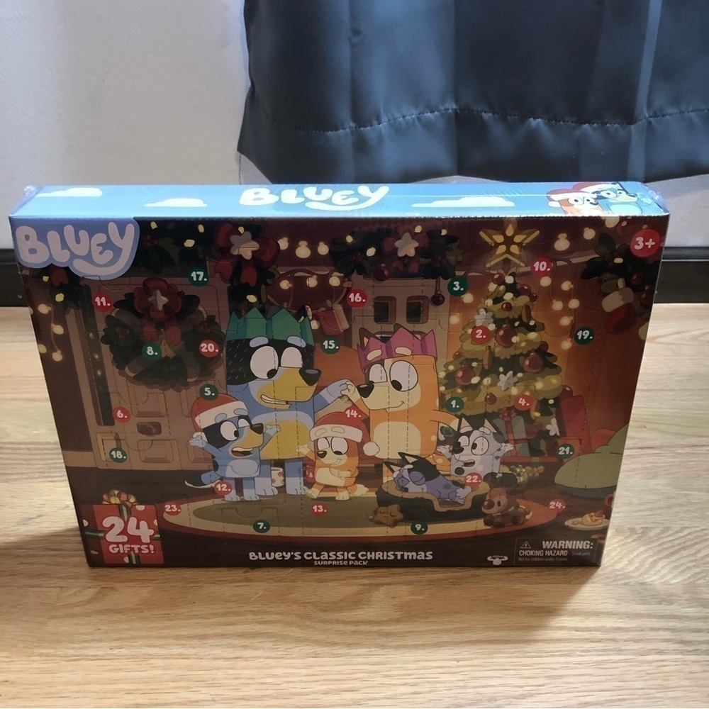 Bluey Advent Calendar Christmas Toy Action Figure NEW Count Down Disney